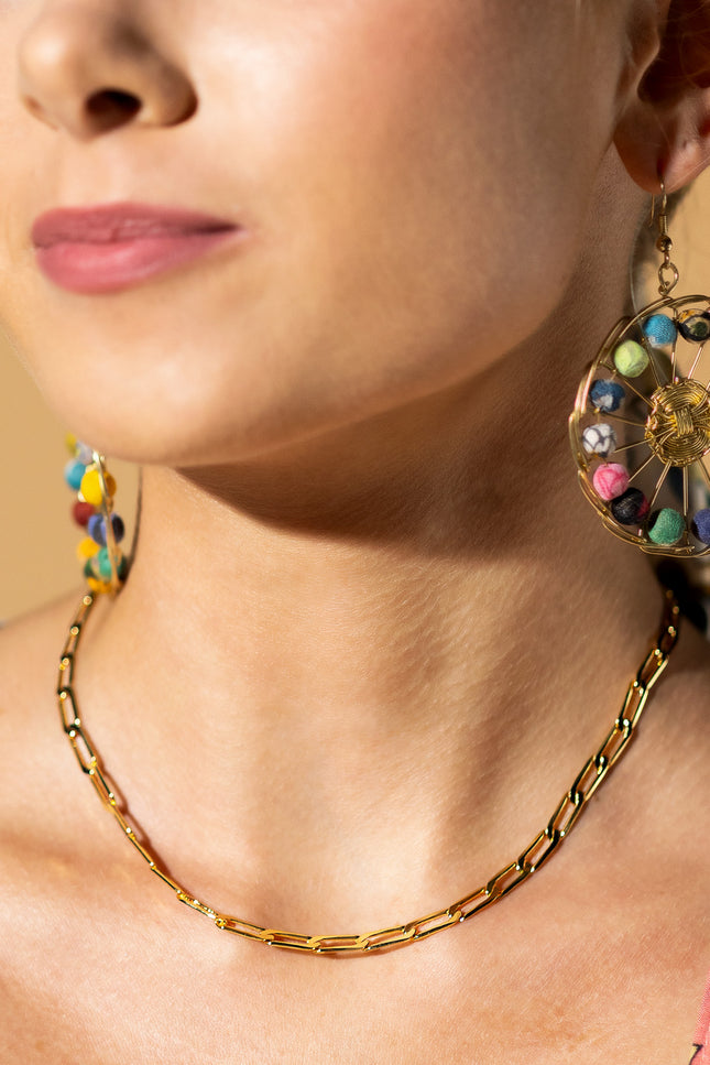 18k gold-plated Classic Chain Necklace
