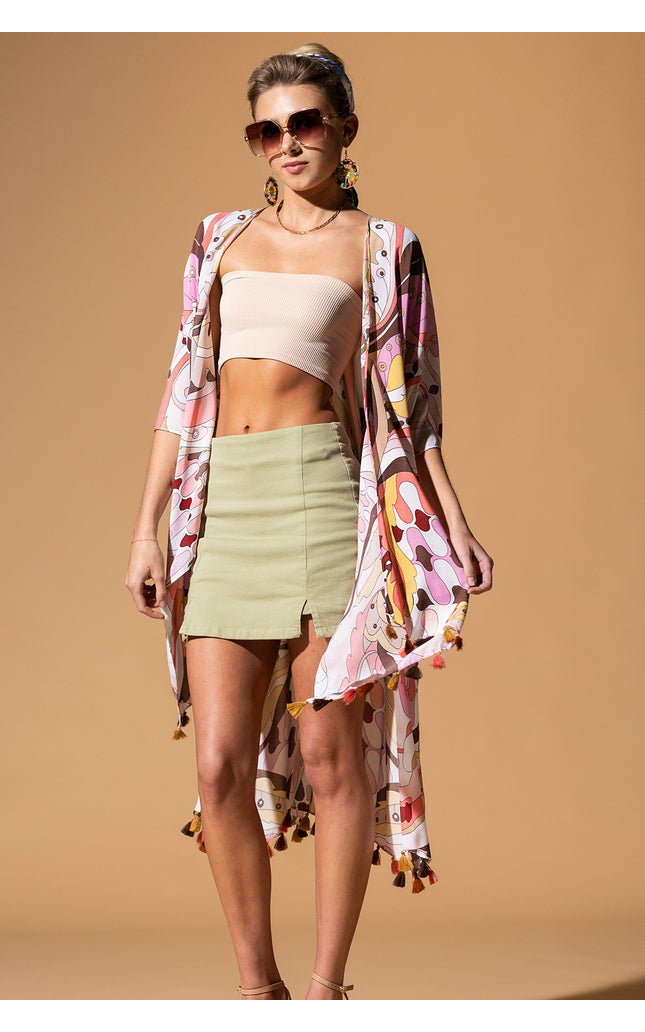 Butterfly Mosaic Kimono