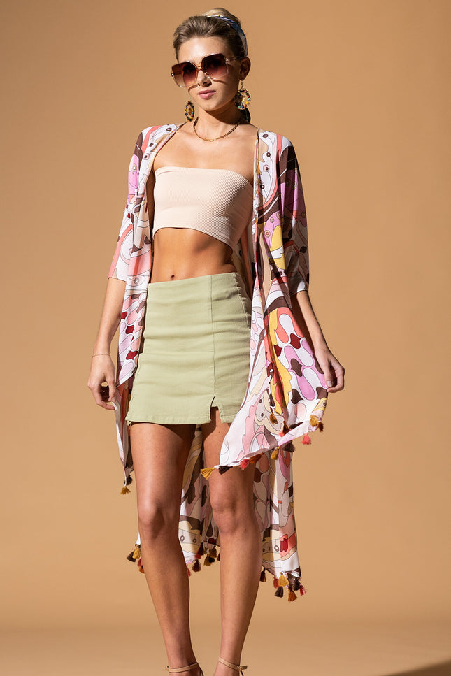Butterfly Mosaic Kimono