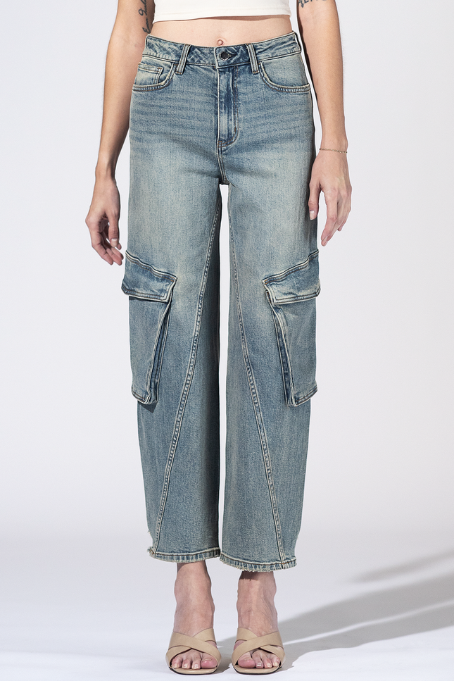 Crosby Cargo Barrel Jeans