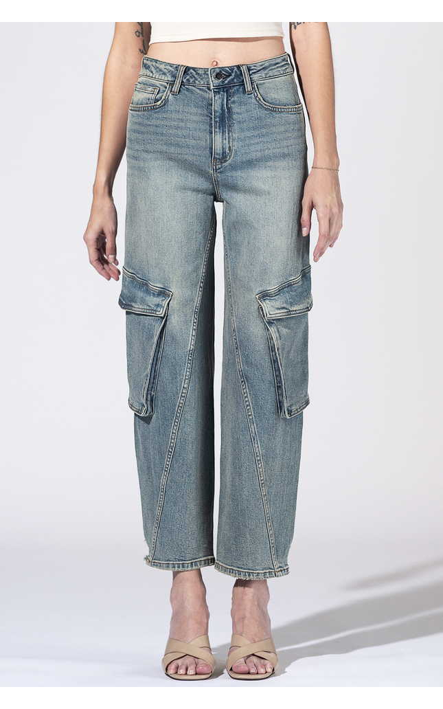 Crosby Cargo Barrel Jeans