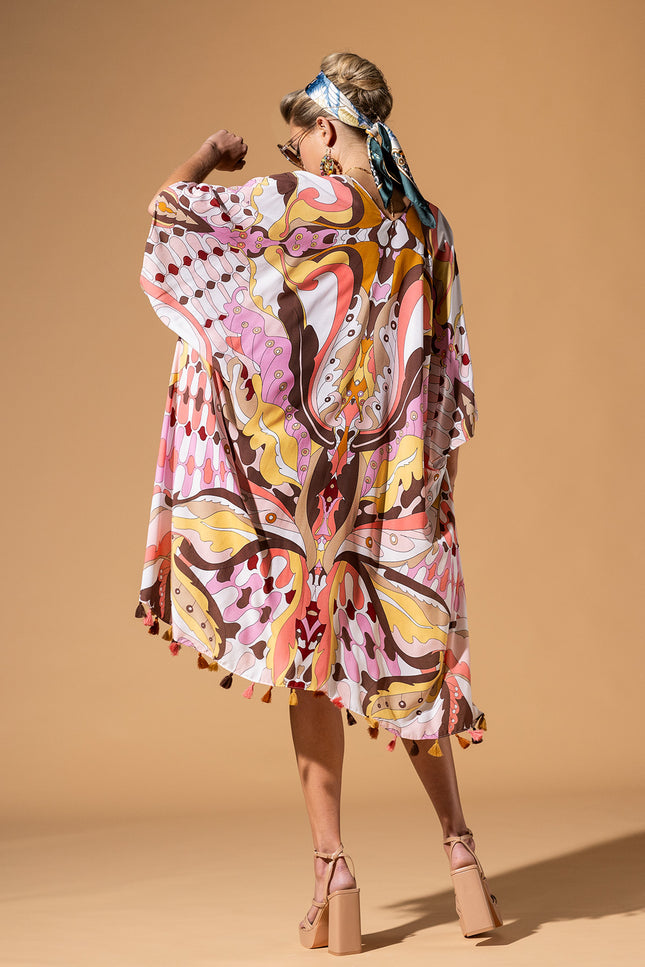 Butterfly Mosaic Kimono