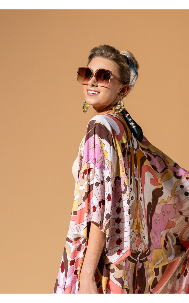 Butterfly Mosaic Kimono