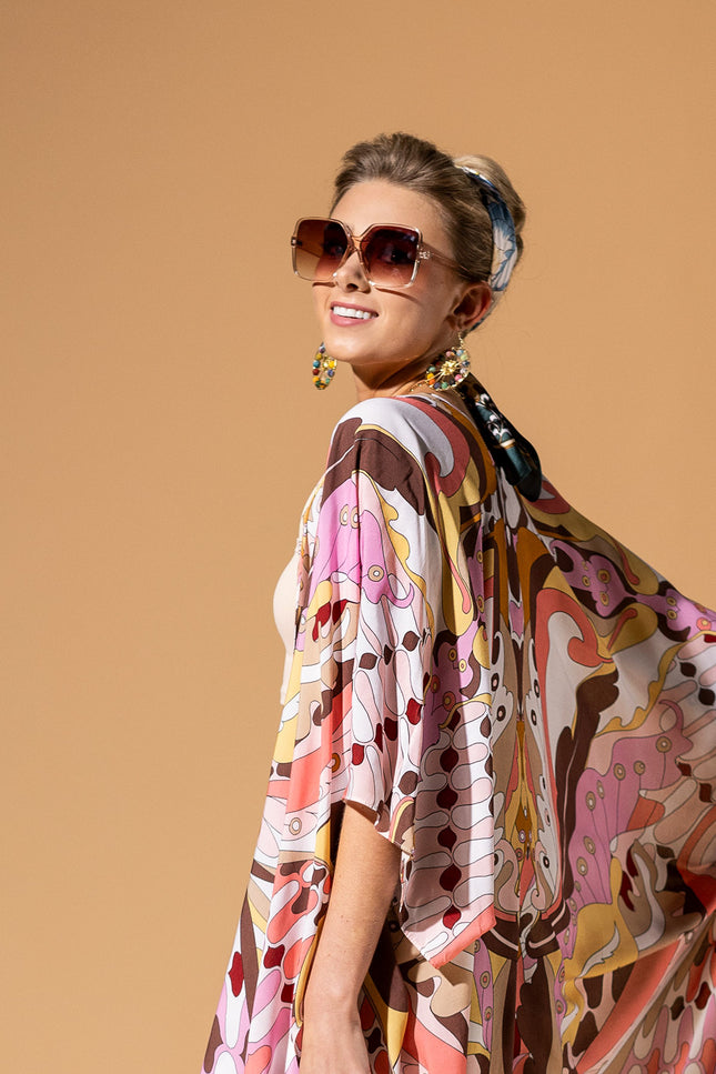 Butterfly Mosaic Kimono