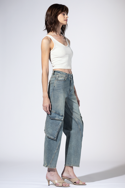 Crosby Cargo Barrel Jeans