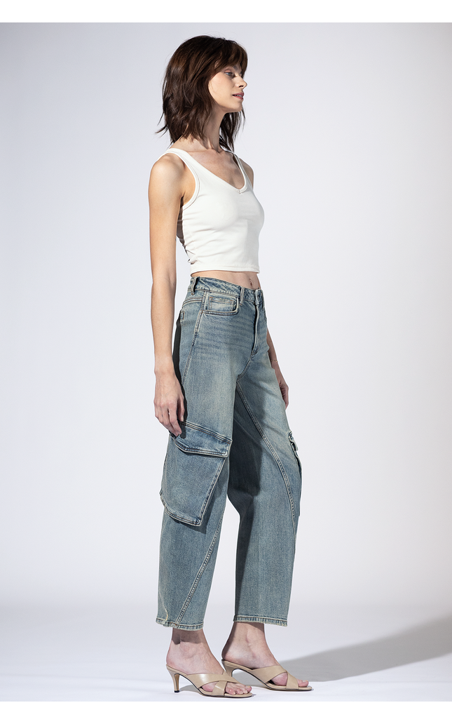 Crosby Cargo Barrel Jeans