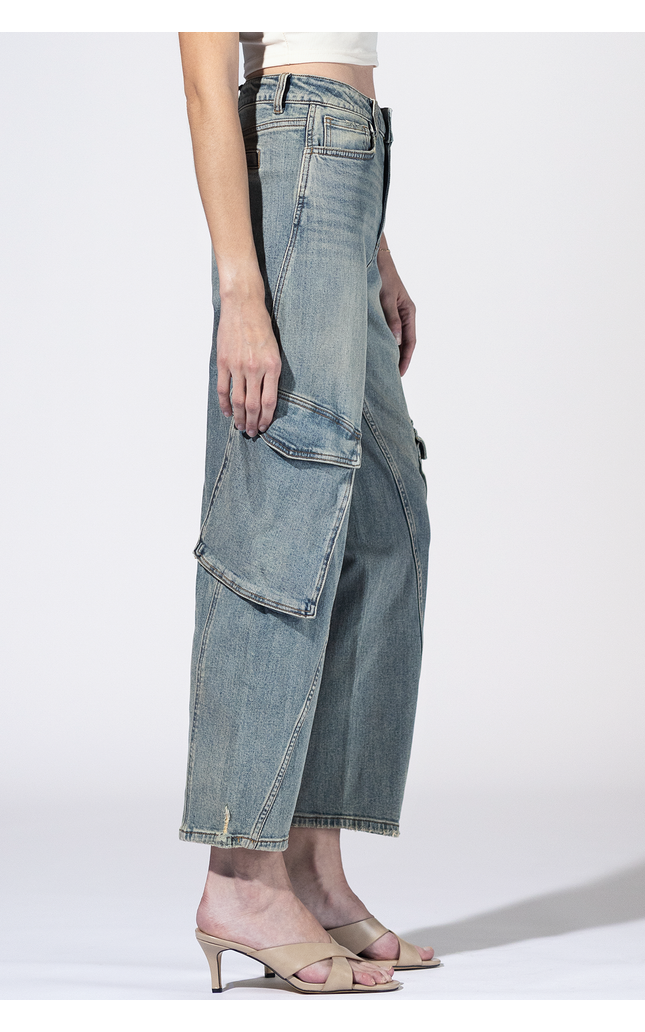 Crosby Cargo Barrel Jeans