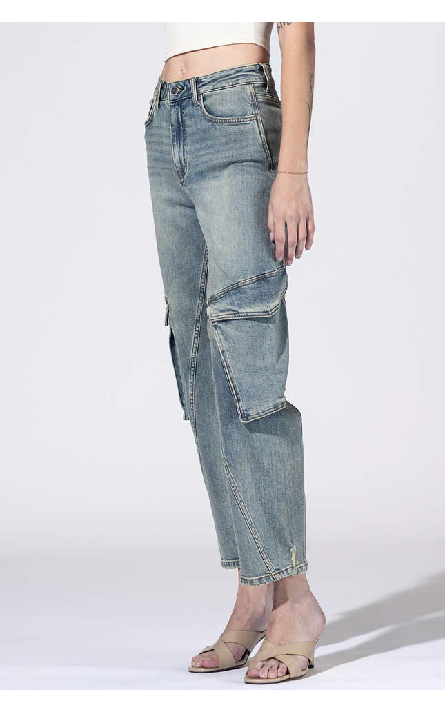 Crosby Cargo Barrel Jeans