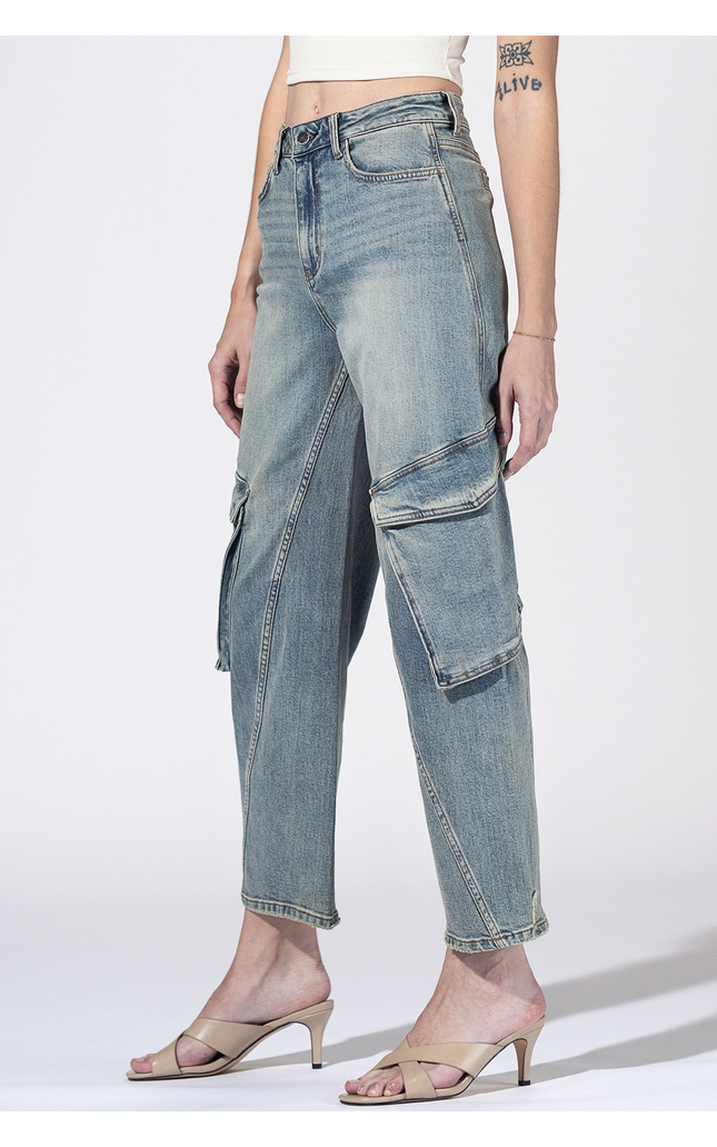 Crosby Cargo Barrel Jeans
