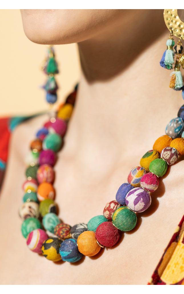 Vibrant Beaded Necklace