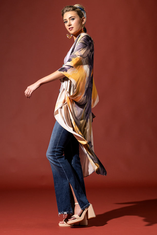 Terra Floral Kimono
