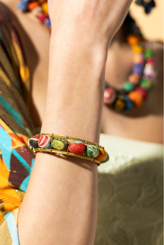 Vibrant Harmony Wire Bracelet