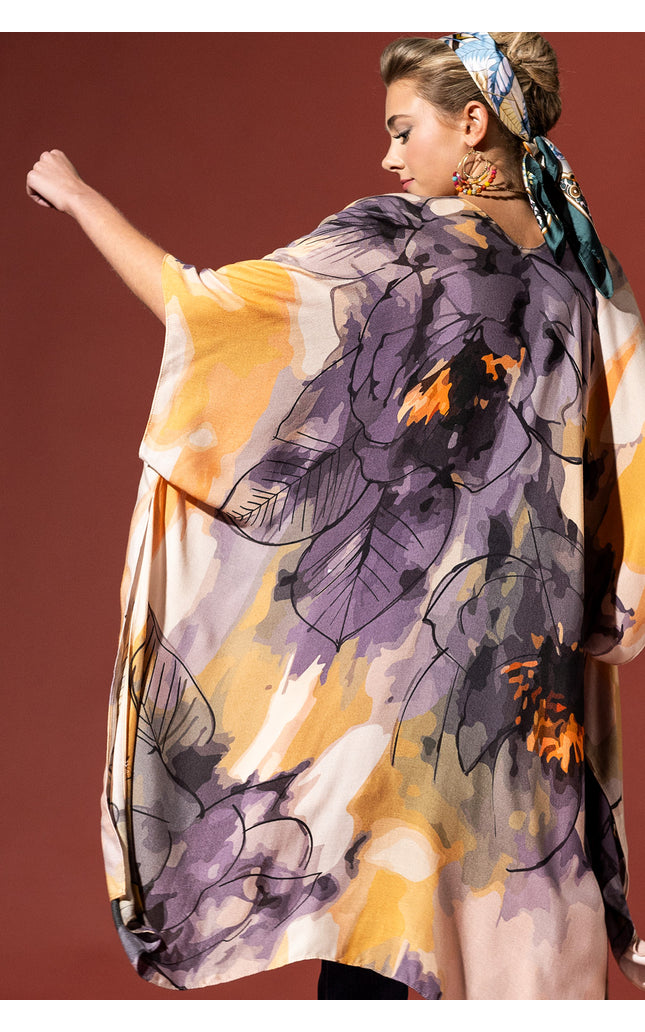 Terra Floral Kimono