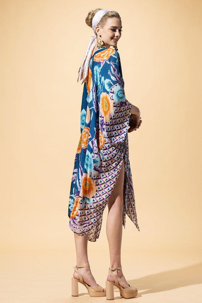 Boho Breeze Jacquard Kimono