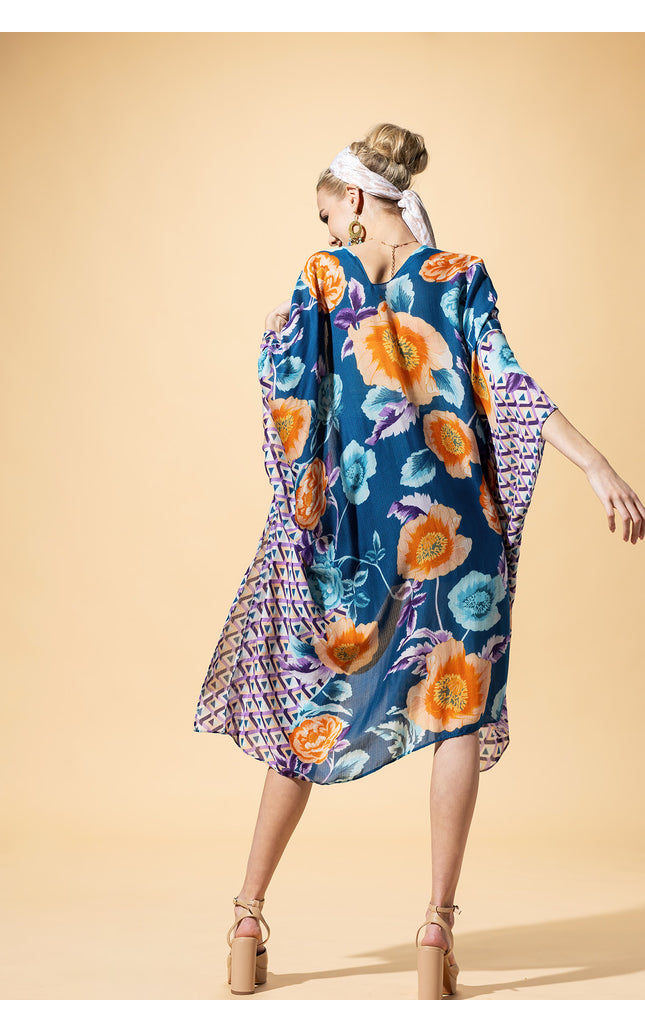 Boho Breeze Jacquard Kimono