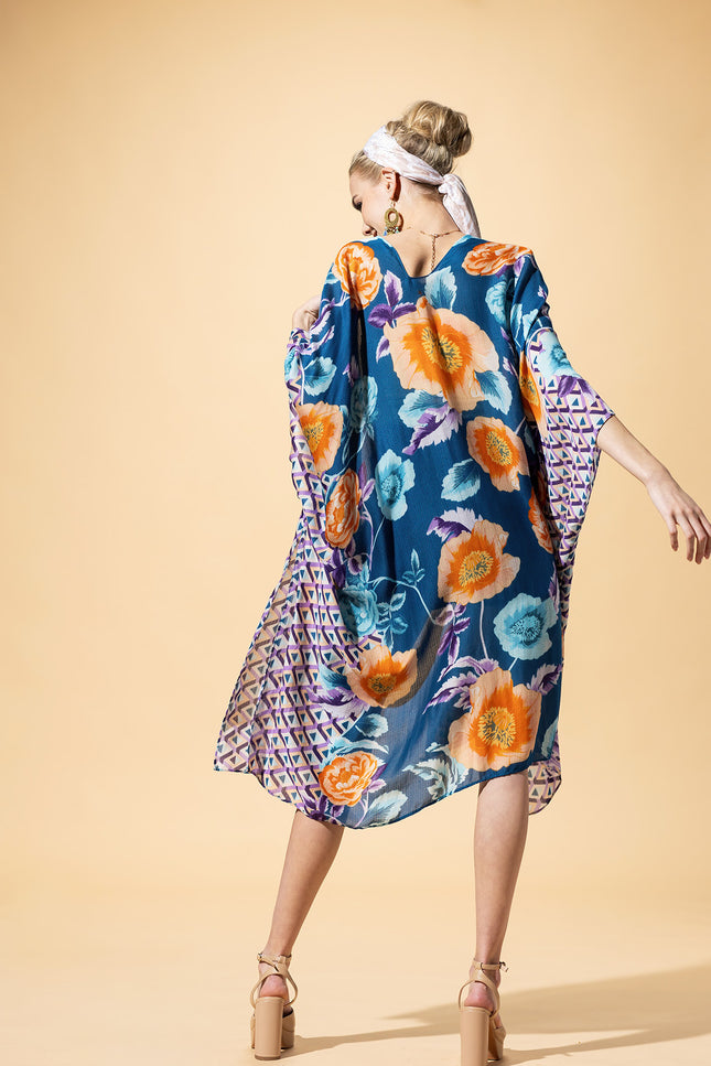 Boho Breeze Jacquard Kimono