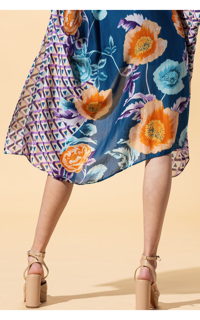 Boho Breeze Jacquard Kimono