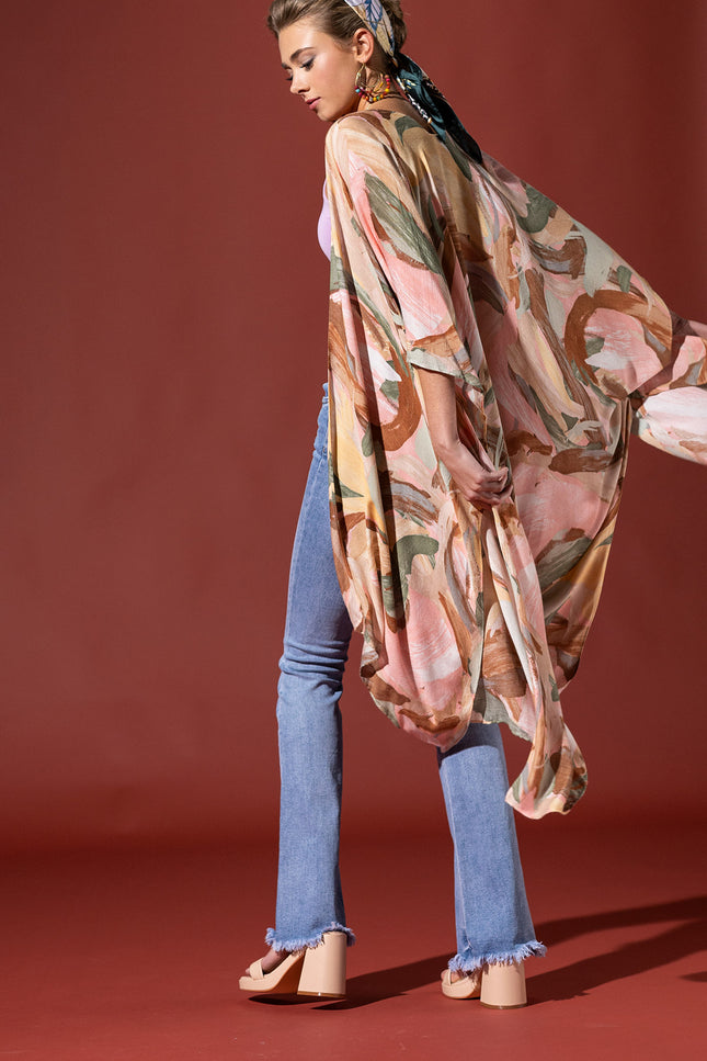 Elegance Silken Kimono