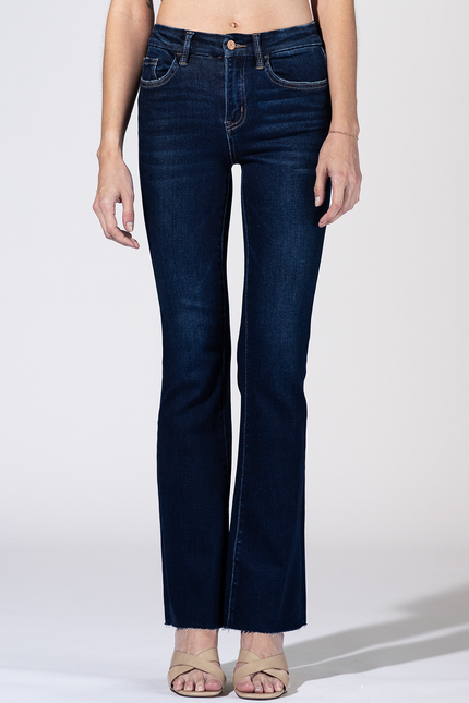 Clarksville Raw Hem Bootcut Jeans