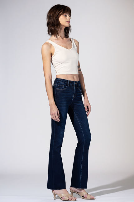 Clarksville Raw Hem Bootcut Jeans