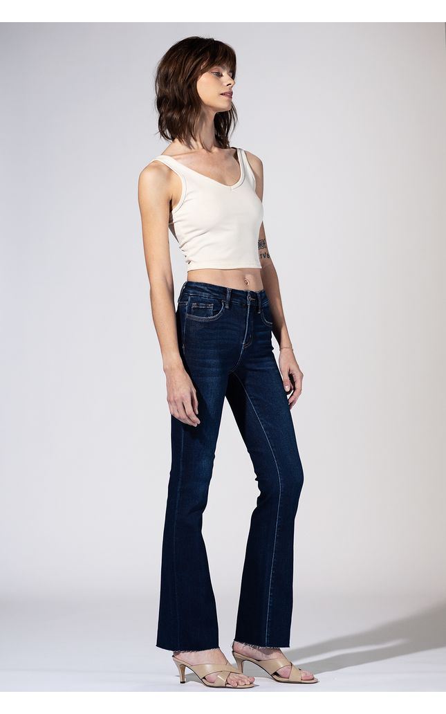Clarksville Raw Hem Bootcut Jeans