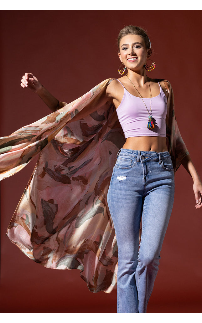 Elegance Silken Kimono