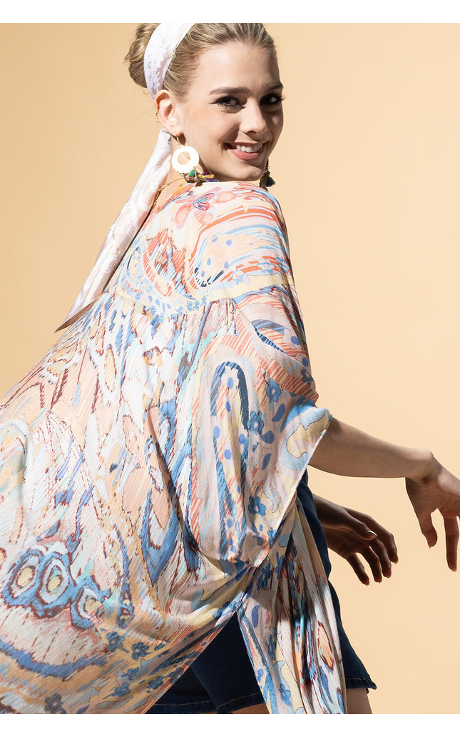 Ethereal Butterfly Boho Kimono