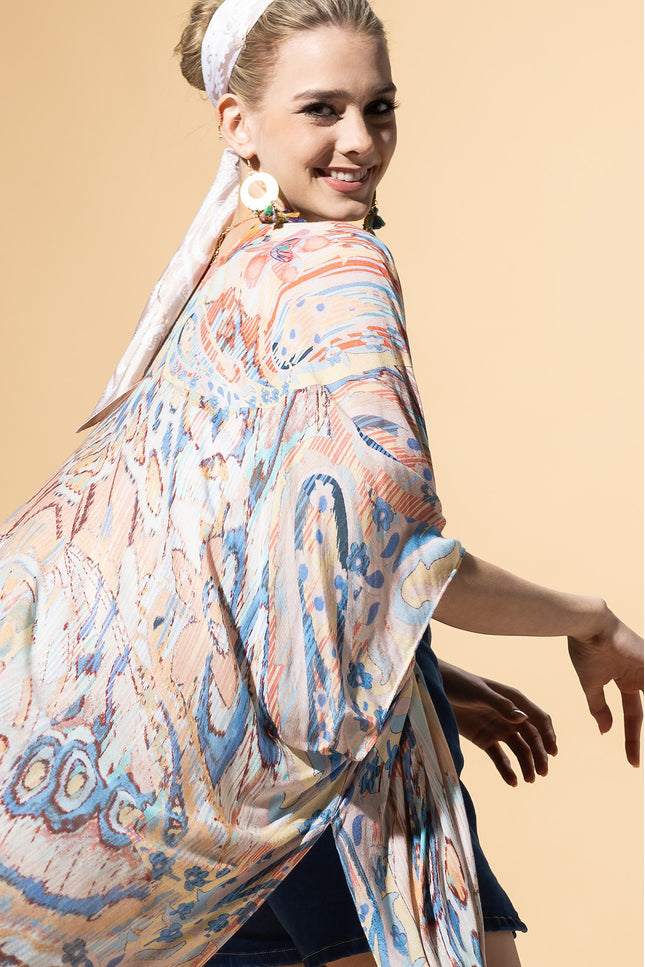 Ethereal Butterfly Boho Kimono