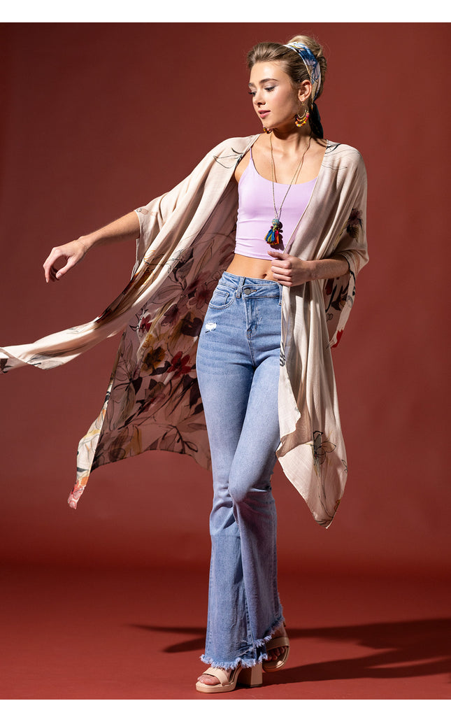 Serene Blossom Kimono