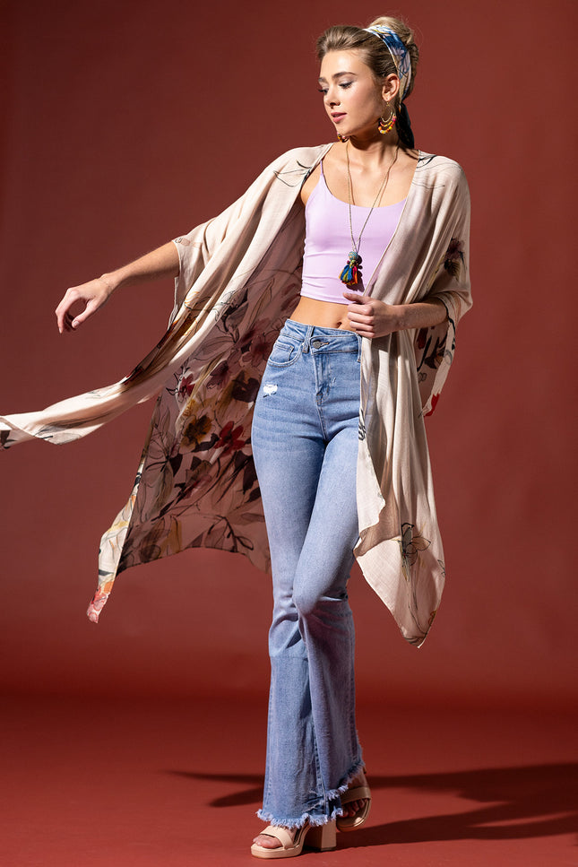 Serene Blossom Kimono