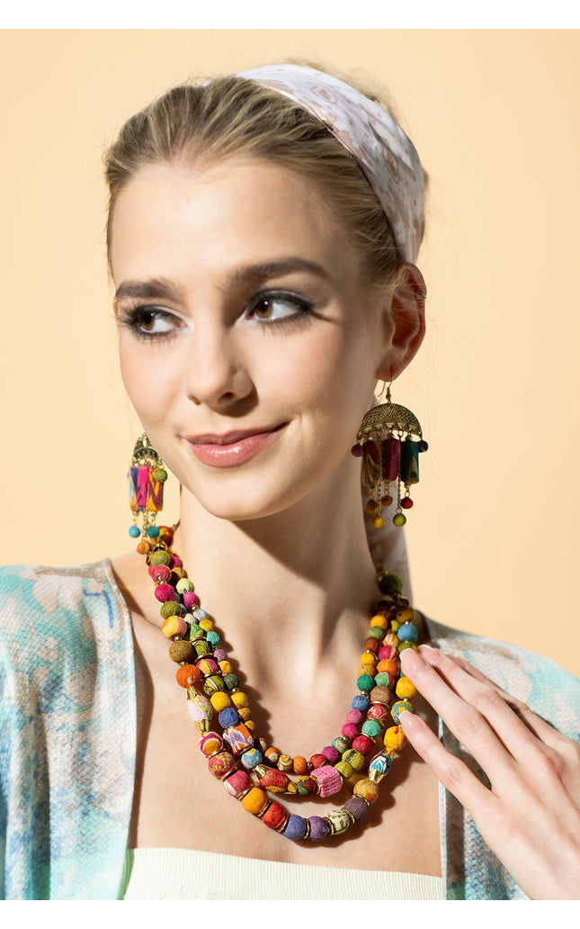 Vibrant Bead Extravaganza Necklace