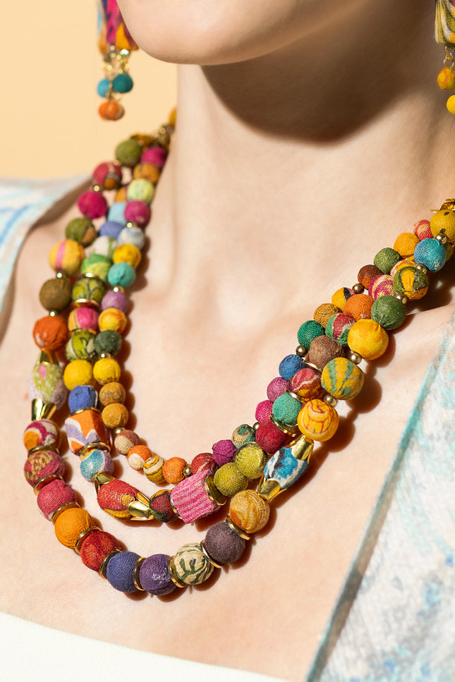 Vibrant Bead Extravaganza Necklace