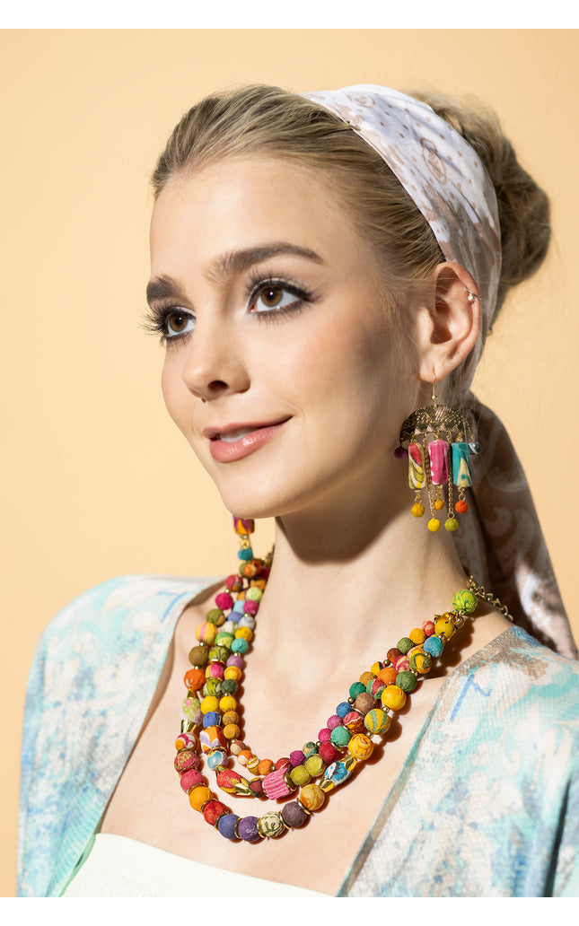 Vibrant Bead Extravaganza Necklace