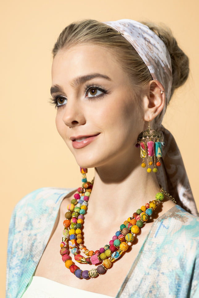Vibrant Bead Extravaganza Necklace