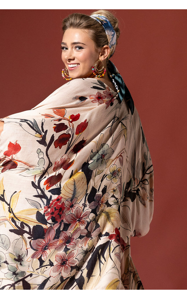 Serene Blossom Kimono