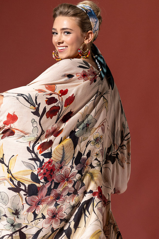 Serene Blossom Kimono