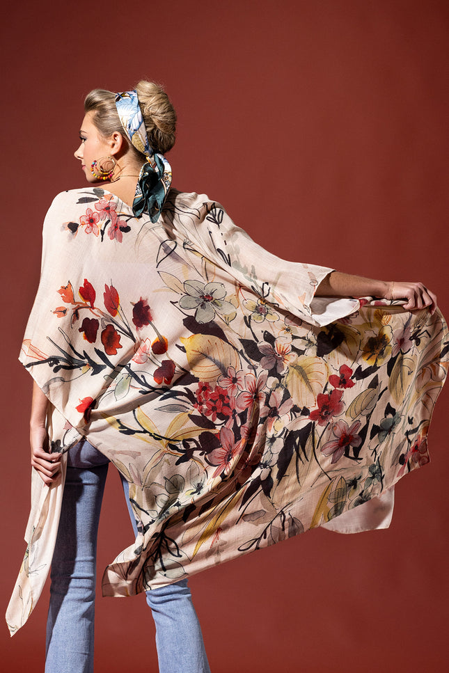 Serene Blossom Kimono