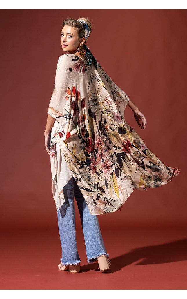 Serene Blossom Kimono