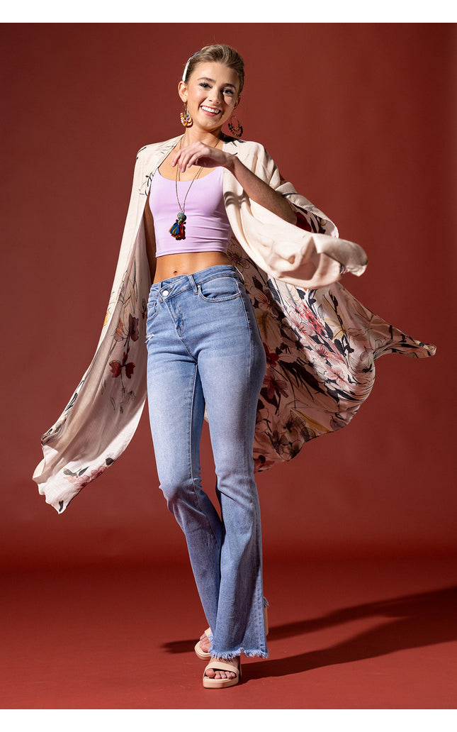 Serene Blossom Kimono