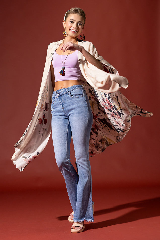 Serene Blossom Kimono