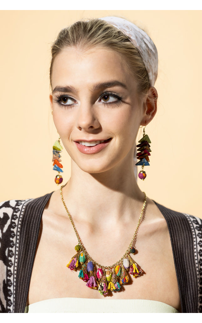 Festival Fringe Necklace