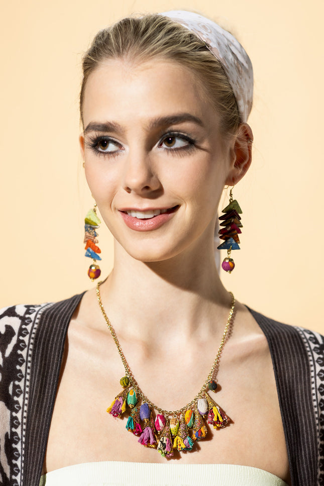 Festival Fringe Necklace