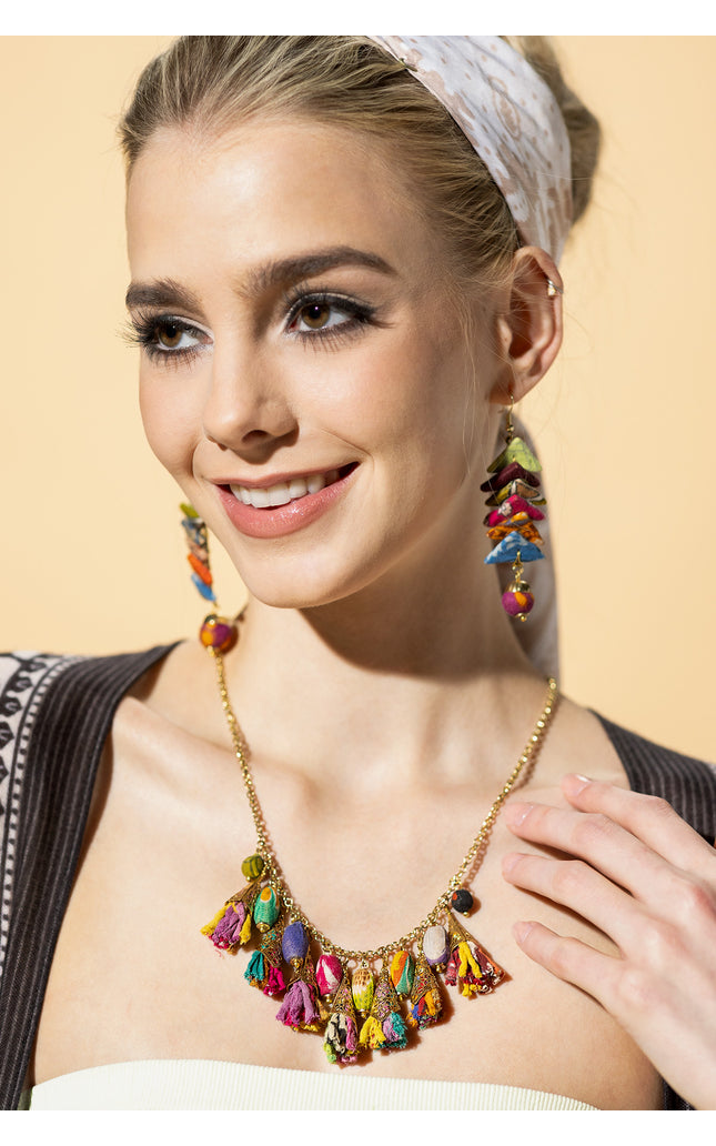Festival Fringe Necklace