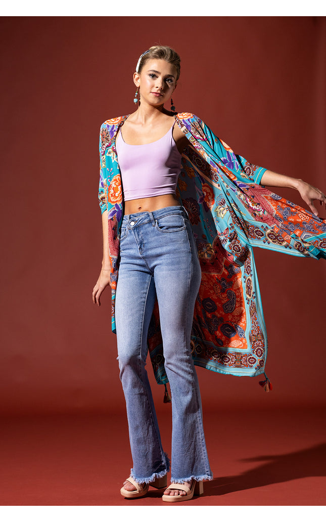 Western Paisley Breeze Kimono