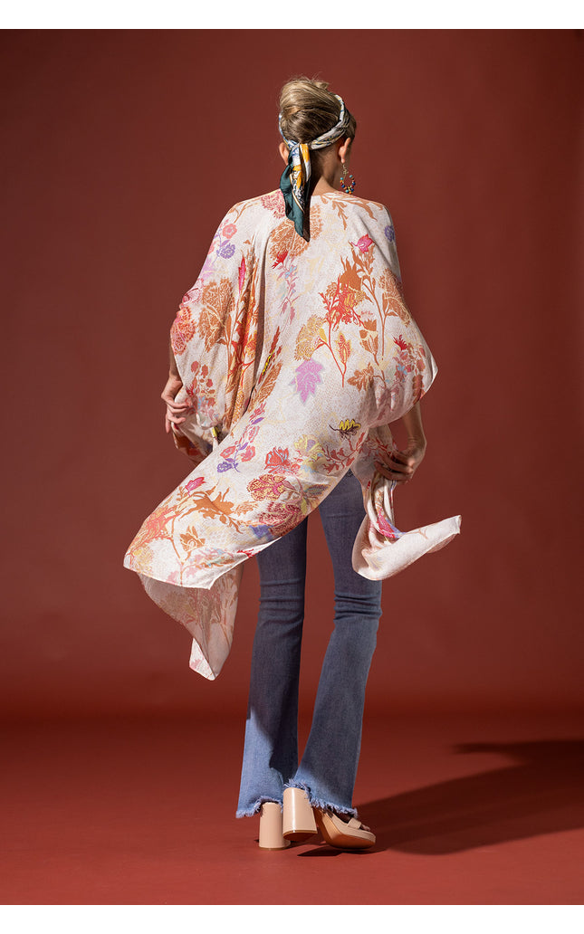 Pastel Lace Whisper Kimono