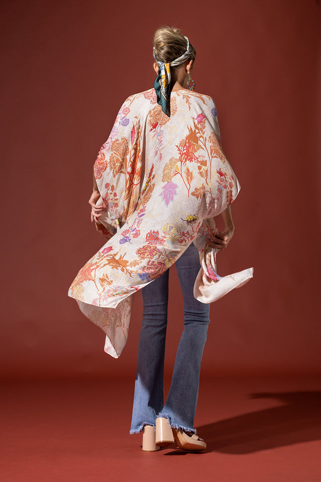 Pastel Lace Whisper Kimono