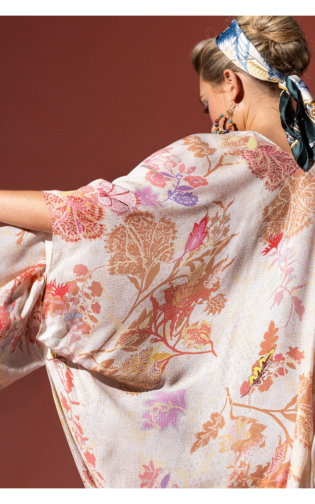 Pastel Lace Whisper Kimono