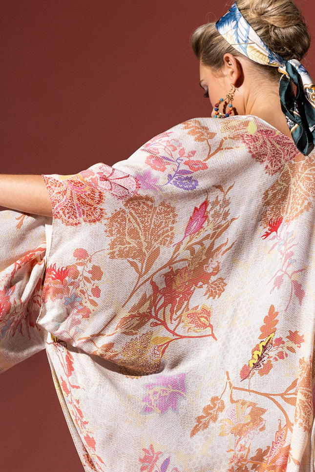 Pastel Lace Whisper Kimono