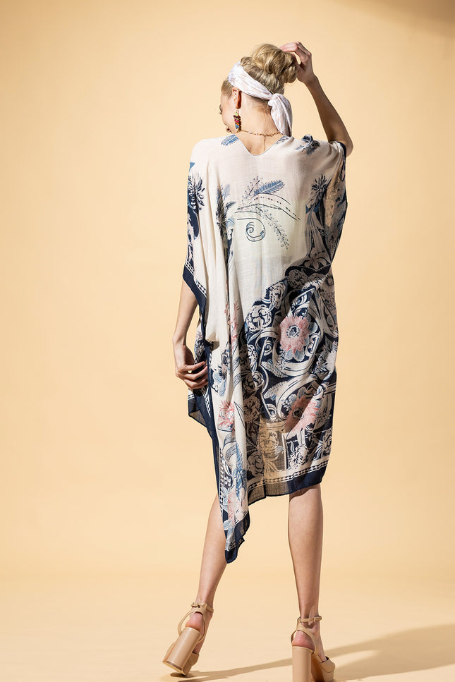 Serene Mandala Drift Kimono