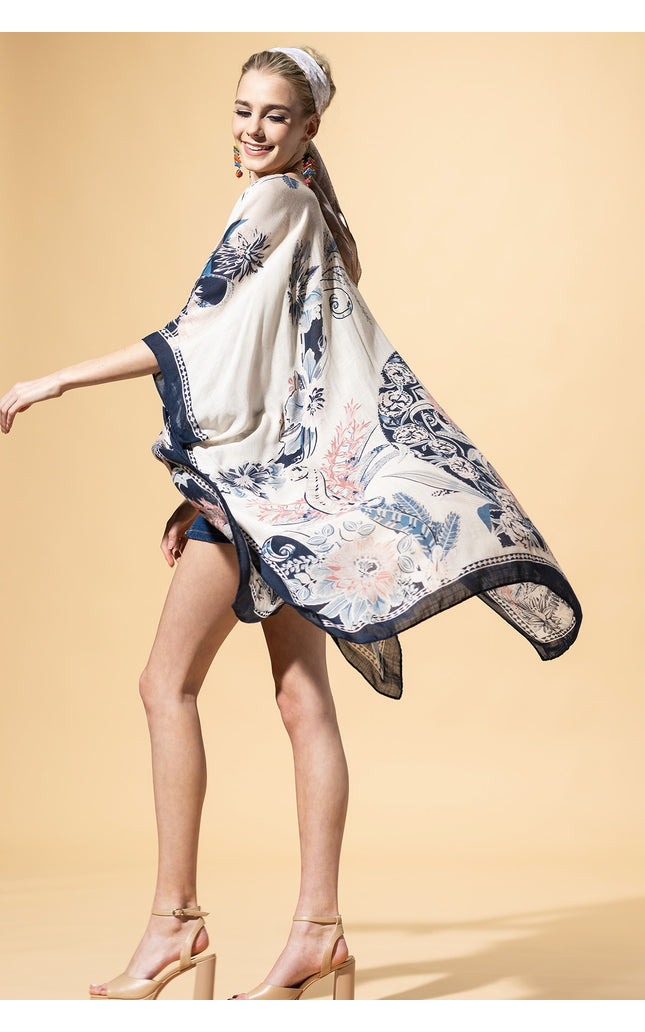 Serene Mandala Drift Kimono